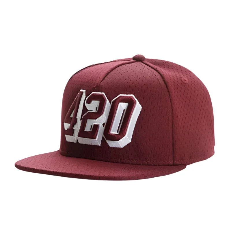 420 Retro Snapback Cap