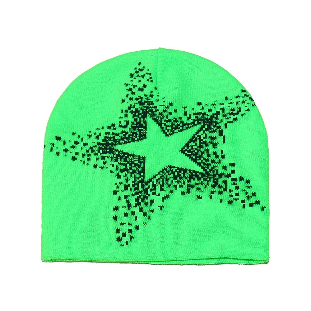 5-Point Star Skully Beanie