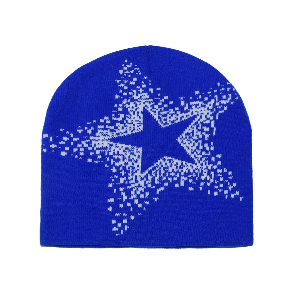 5-Point Star Skully Beanie