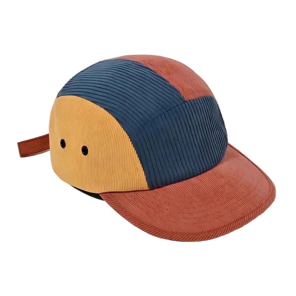 Aberdeen Patchwork Corduroy 5-Panels Cap