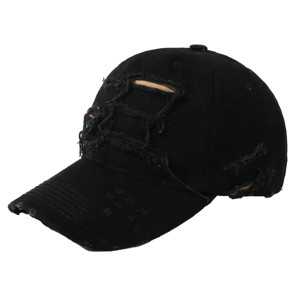 Aberdeen Ripped Cotton Baseball Cap