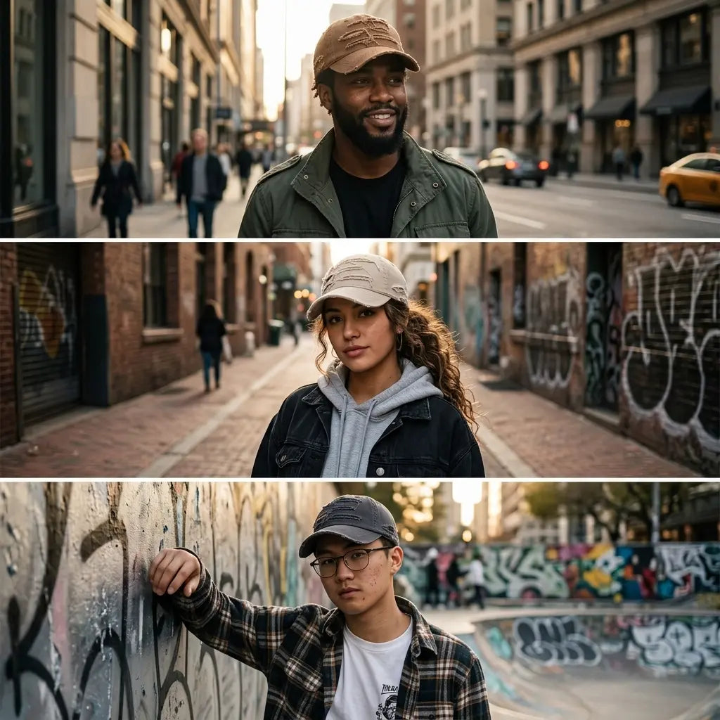 Aberdeen Ripped Cotton Baseball Cap