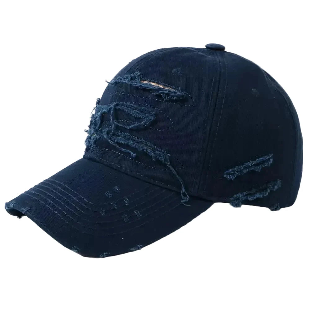 Aberdeen Ripped Cotton Baseball Cap