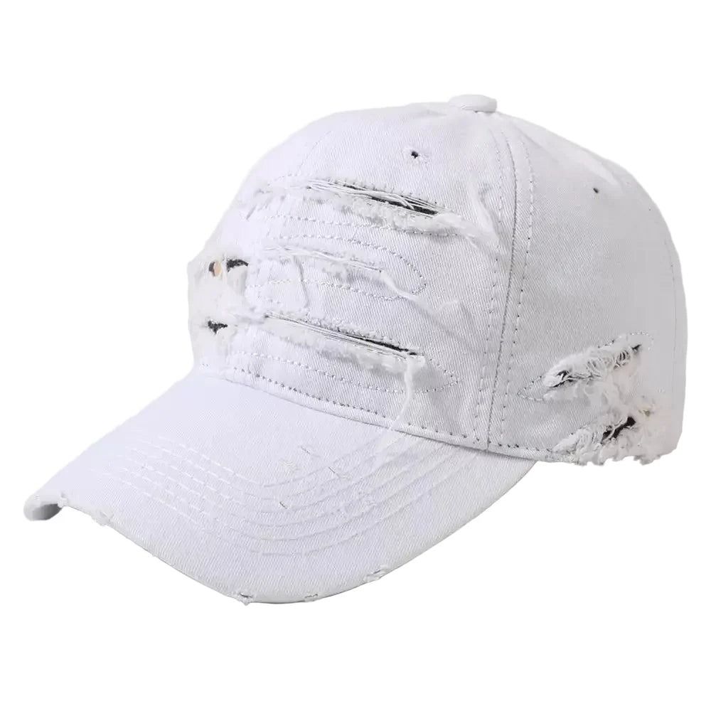 Aberdeen Ripped Cotton Baseball Cap