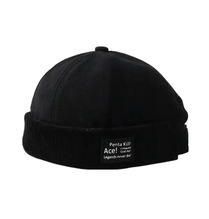 Ace Corduroy Hem Cotton Docker Cap