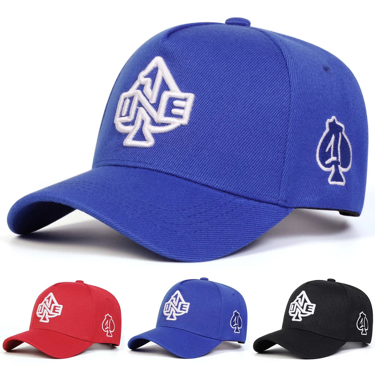 Ace of Spades Poker Baseball Cap