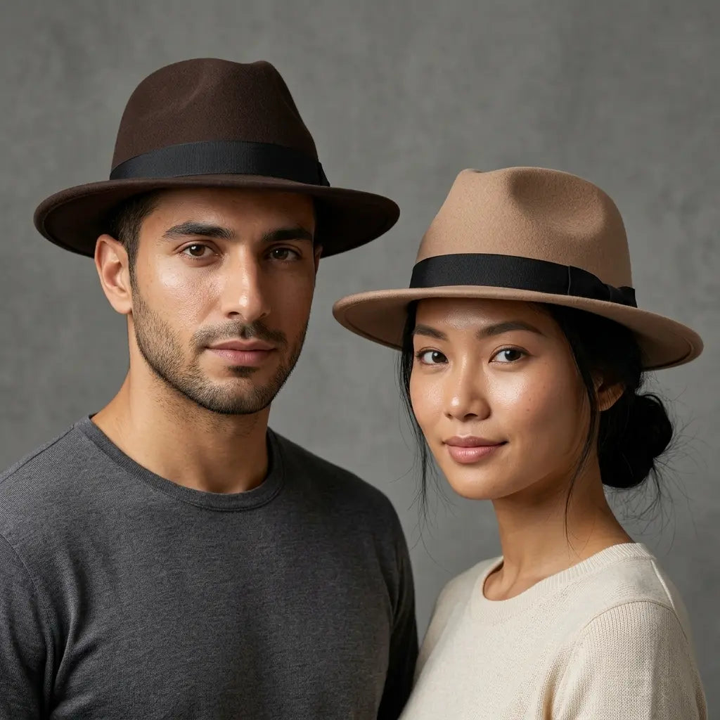 Adams Plain Wool Fedora Hat
