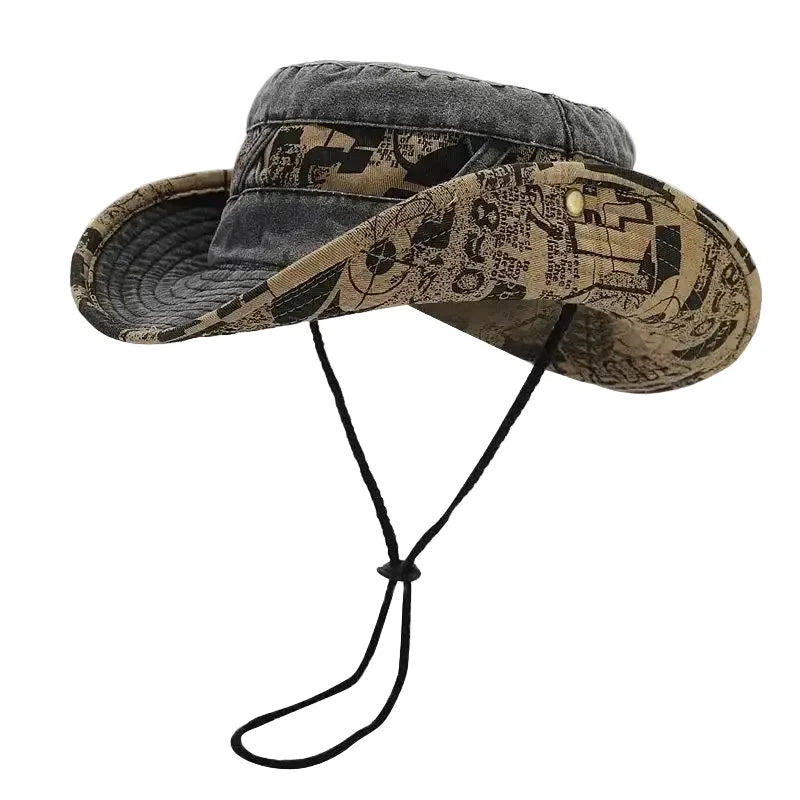 Alabama Explorer Fisherman Washed Cotton Bucket Hat
