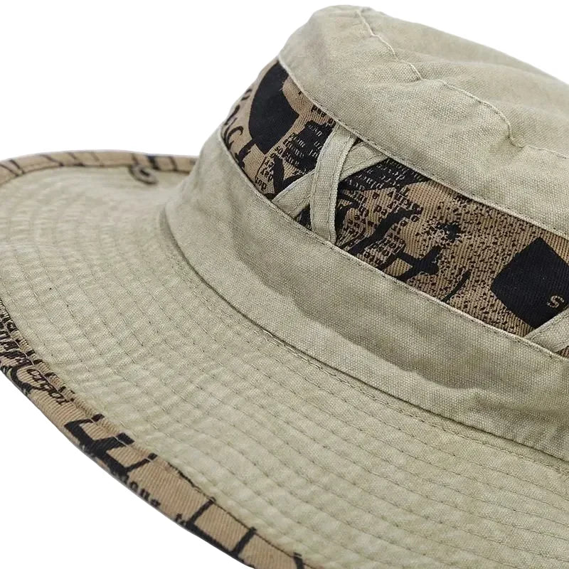 Alabama Explorer Fisherman Washed Cotton Bucket Hat