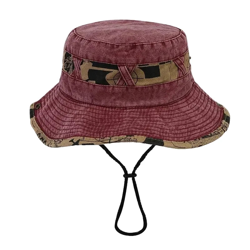 Alabama Explorer Fisherman Washed Cotton Bucket Hat
