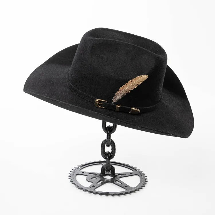 Albuquerque Wool Feather Western Cowboy Hat