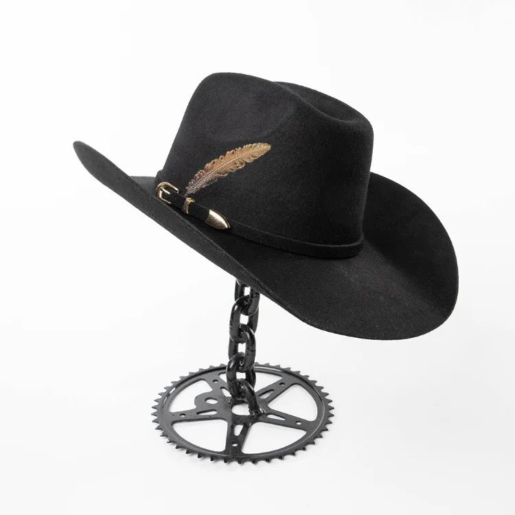 Albuquerque Wool Feather Western Cowboy Hat