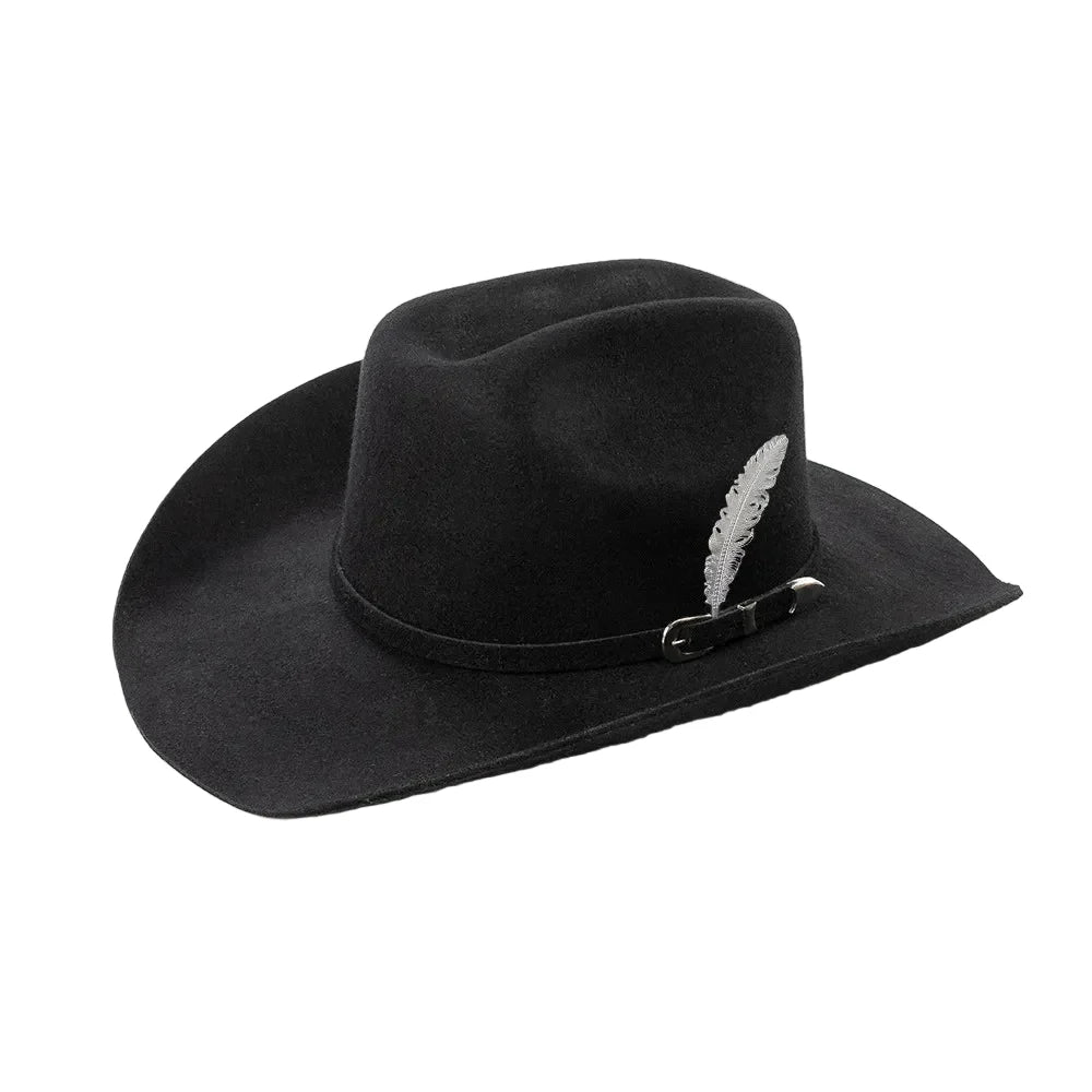 Albuquerque Wool Feather Western Cowboy Hat