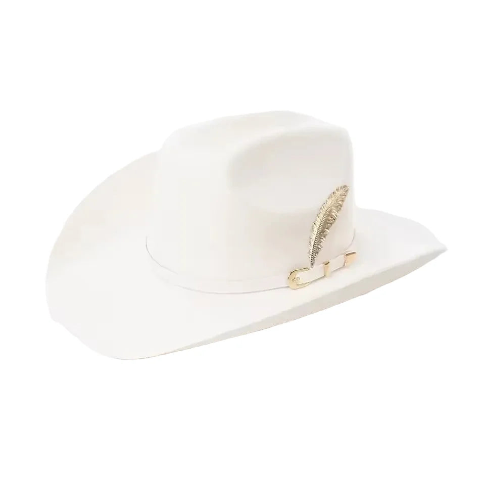 Albuquerque Wool Feather Western Cowboy Hat