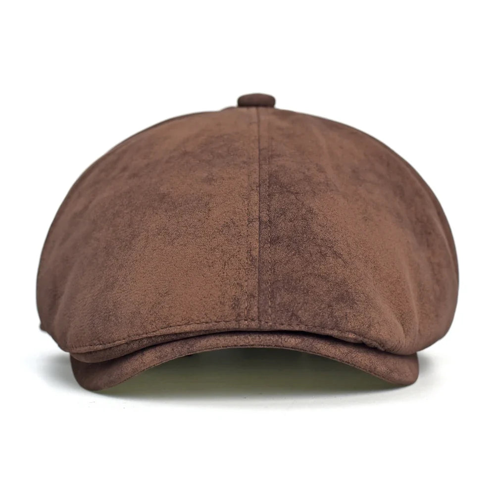 Allerton Vintage Suede Flat Cap