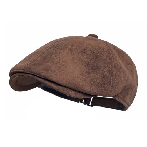 Allerton Vintage Suede Flat Cap