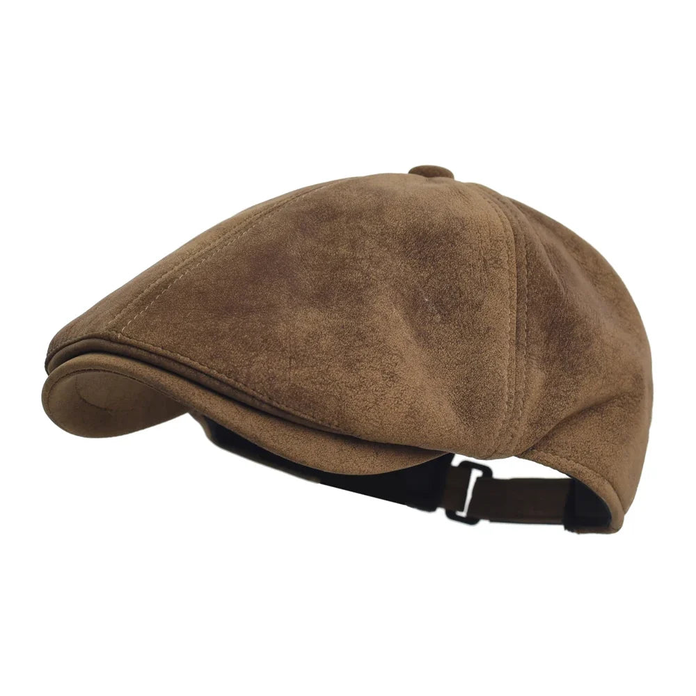 Allerton Vintage Suede Flat Cap