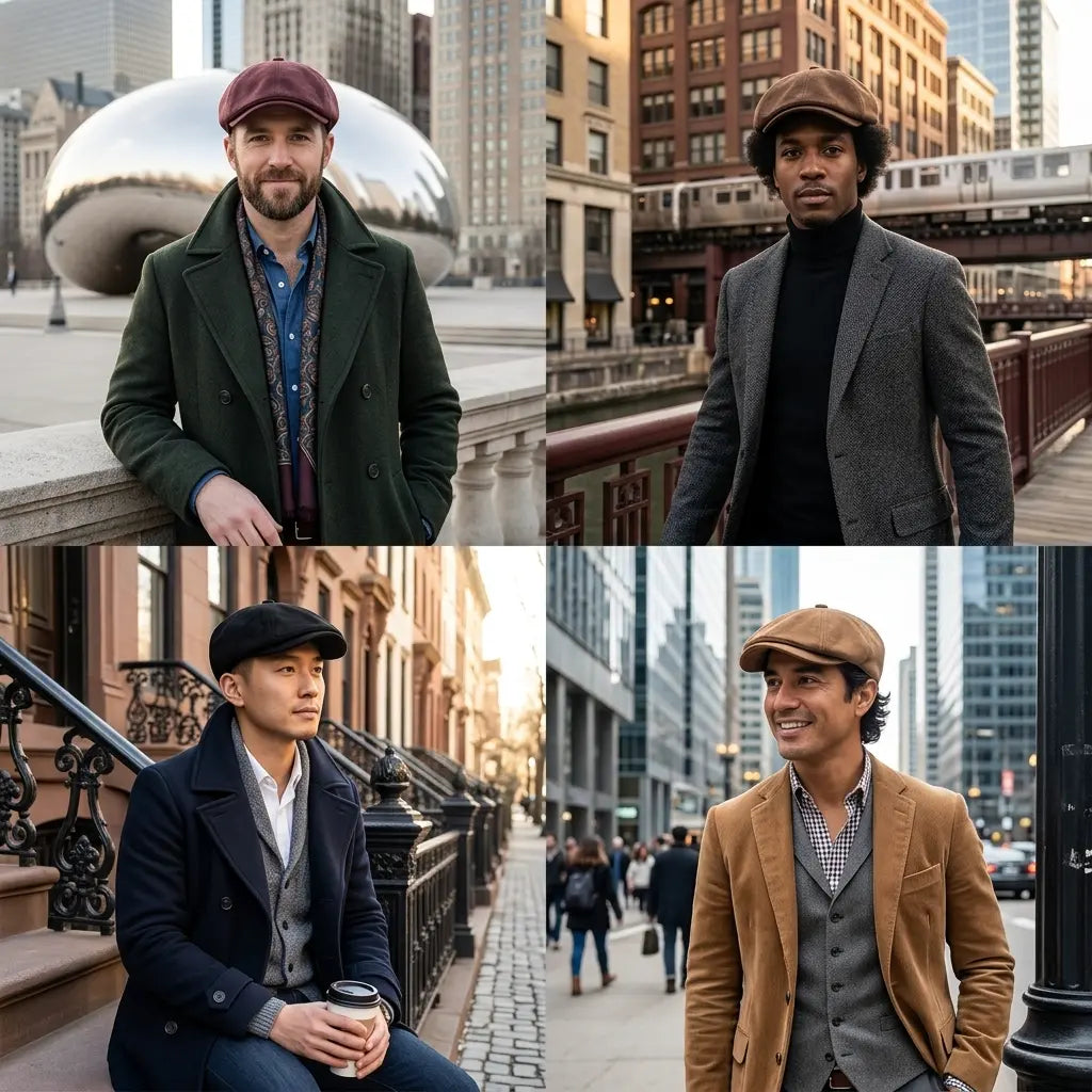 Allerton Vintage Suede Flat Cap