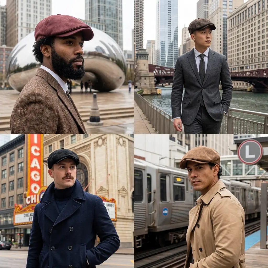 Allerton Vintage Suede Flat Cap