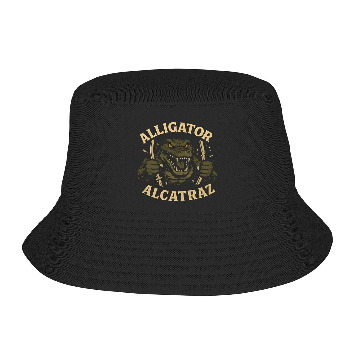Alligator Alcatraz Black Bucket Hat