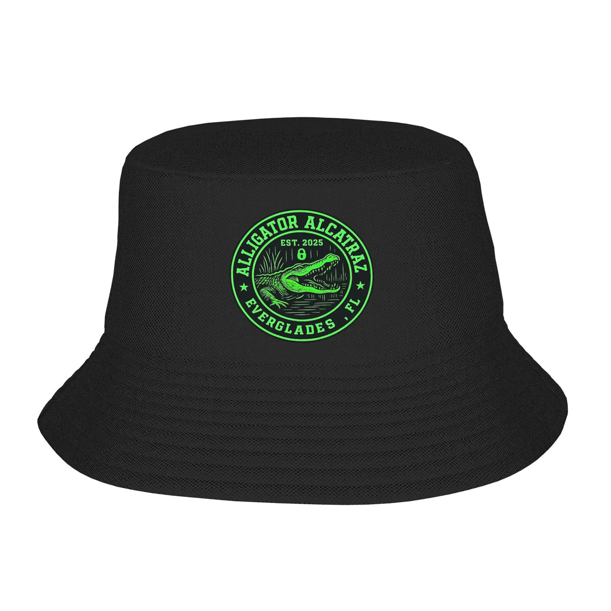 Alligator Alcatraz Black Bucket Hat