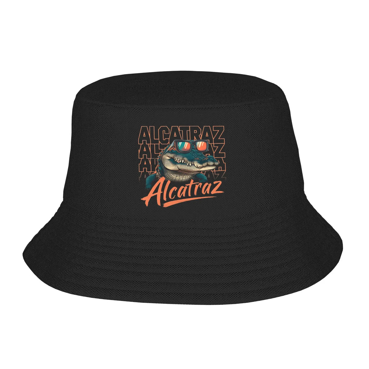 Alligator Alcatraz Black Bucket Hat