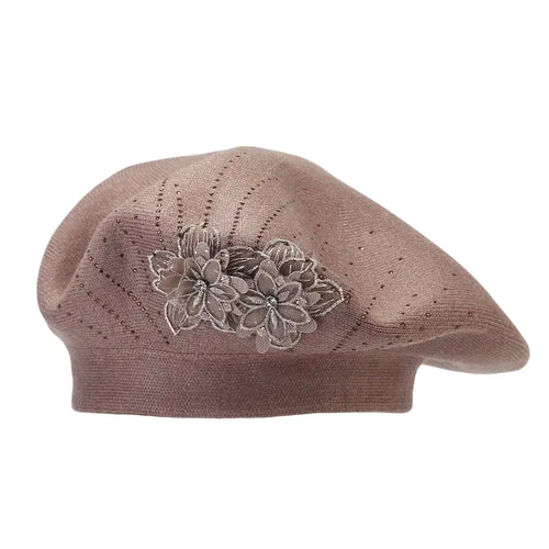 Alsace Cotton Floral Beret