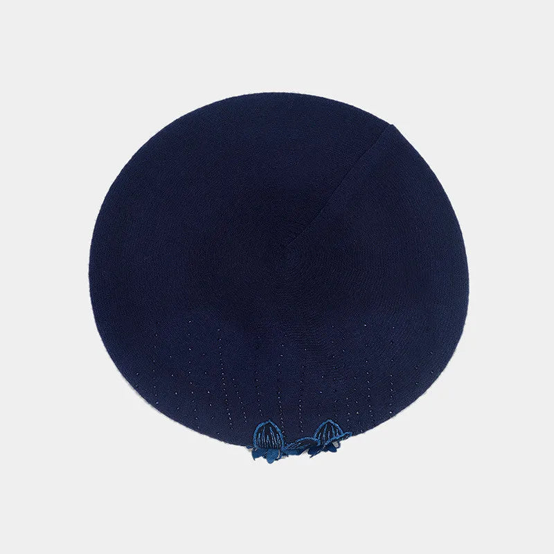 Alsace Cotton Floral Beret