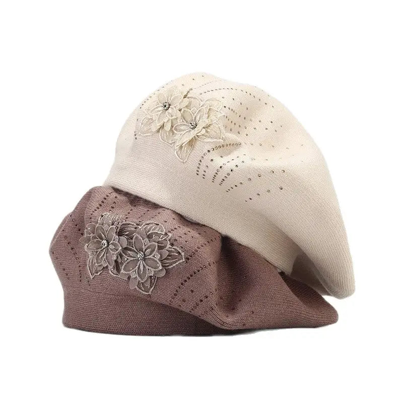 Alsace Cotton Floral Beret