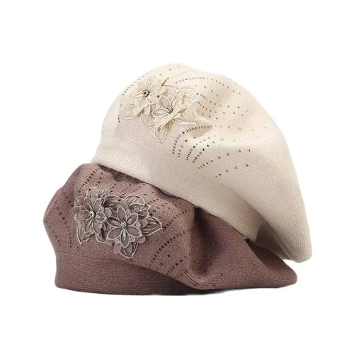 Alsace Cotton Floral Beret