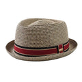 Amalfi Summer Straw Short Brim Porkpie Hat