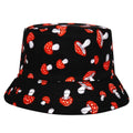 Amanita Red Mushroom Print Bucket Hat