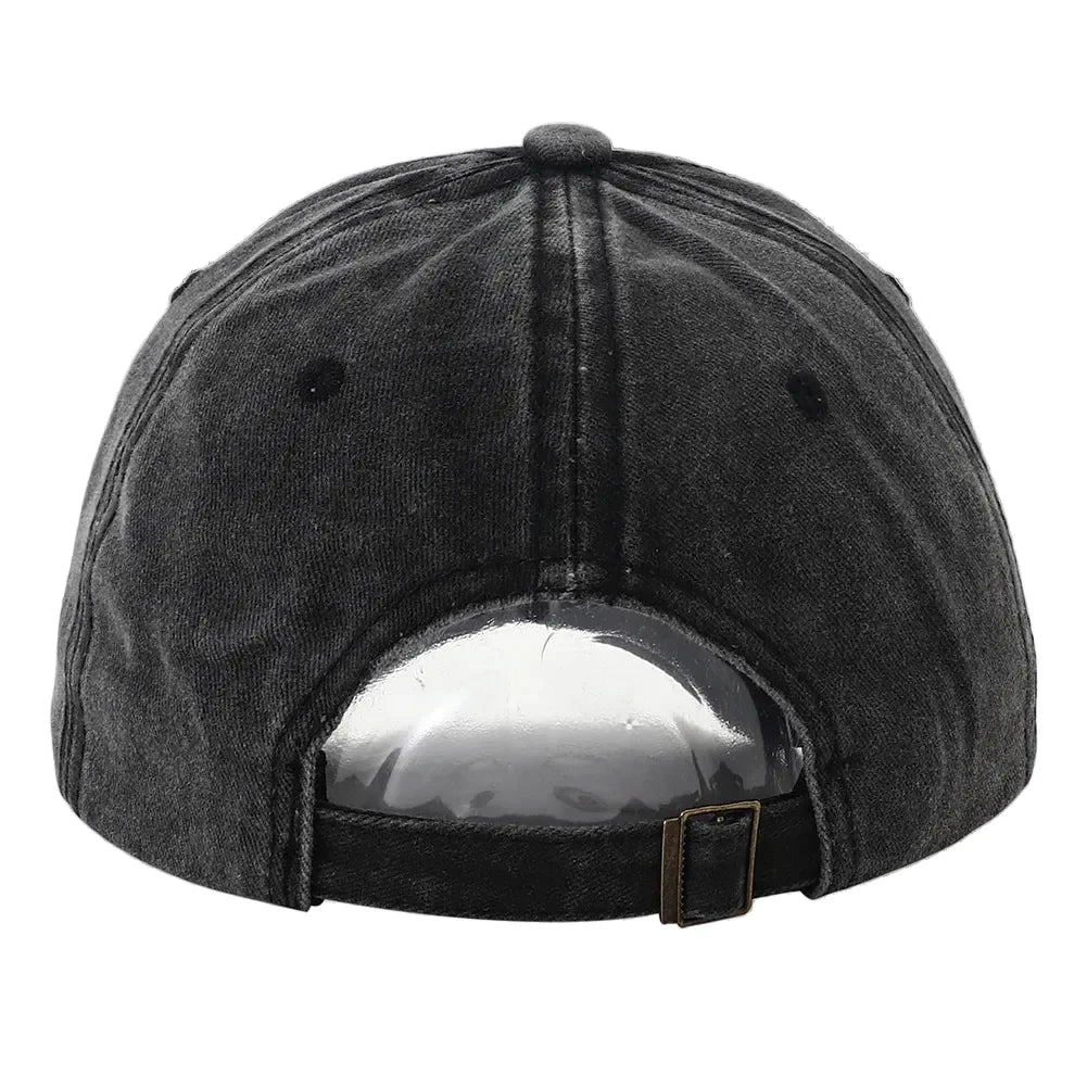 America Denim Washed Cotton Baseball Cap