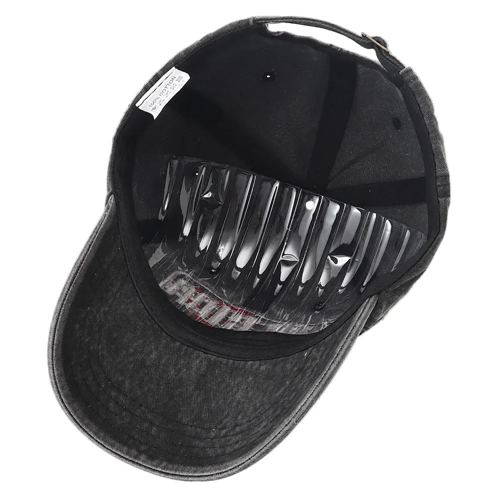 America Denim Washed Cotton Baseball Cap