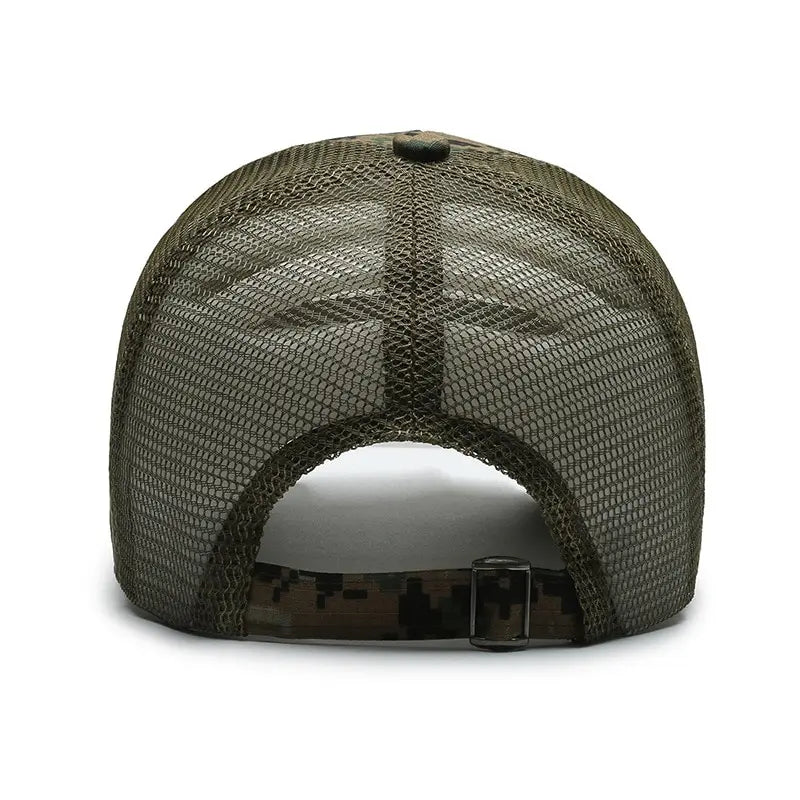 American Flag Camouflage Trucker Cap