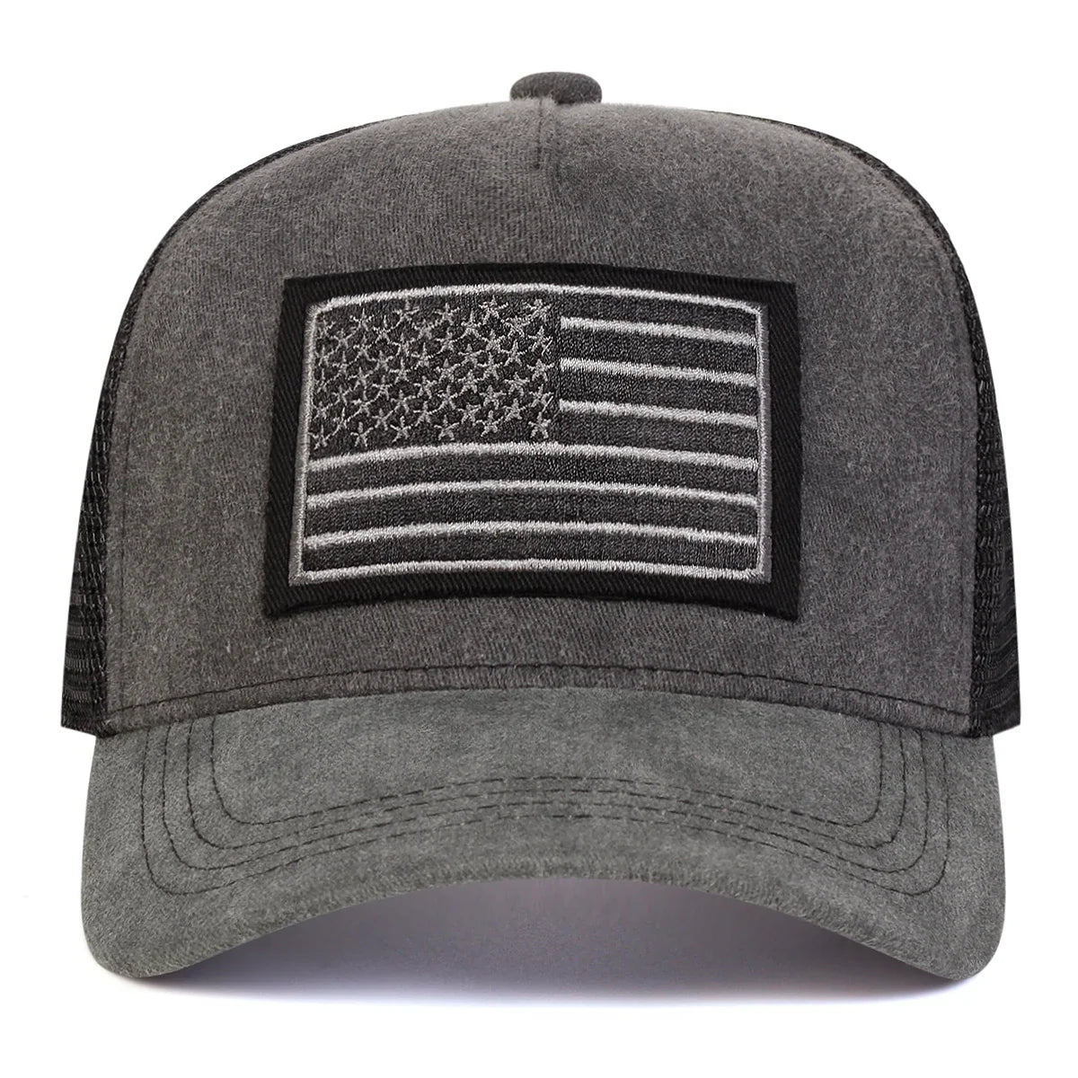 American Flag Summer Trucker Cap