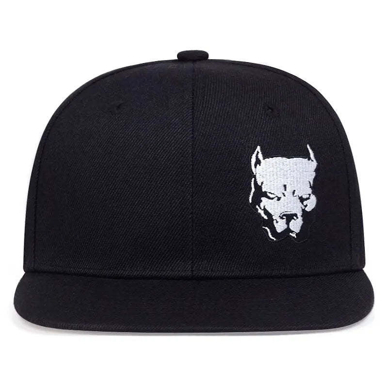 American Rottweiler Black Snapback Cap