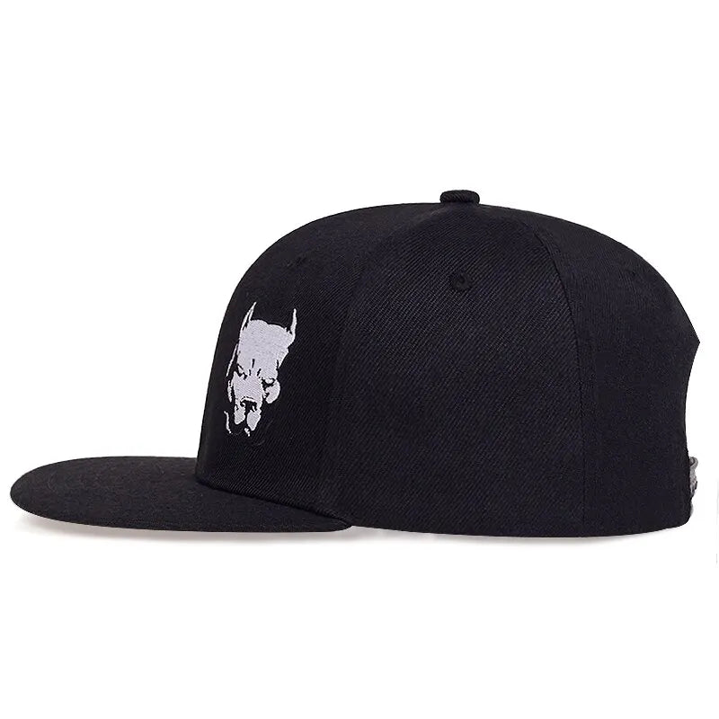 American Rottweiler Black Snapback Cap