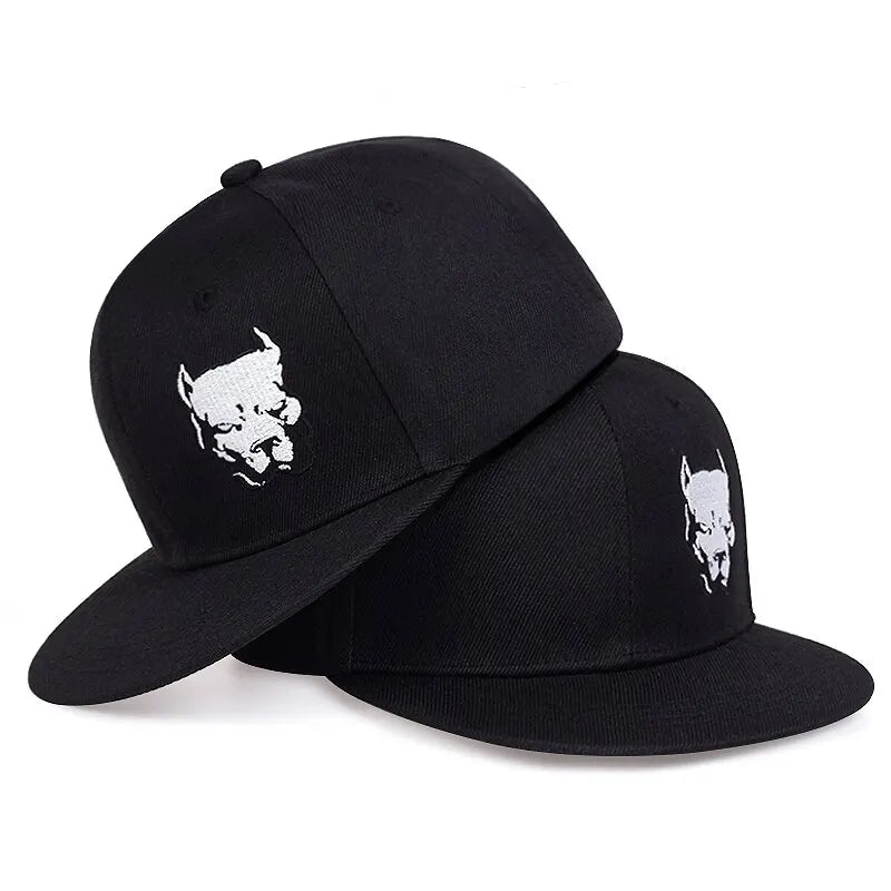 American Rottweiler Black Snapback Cap
