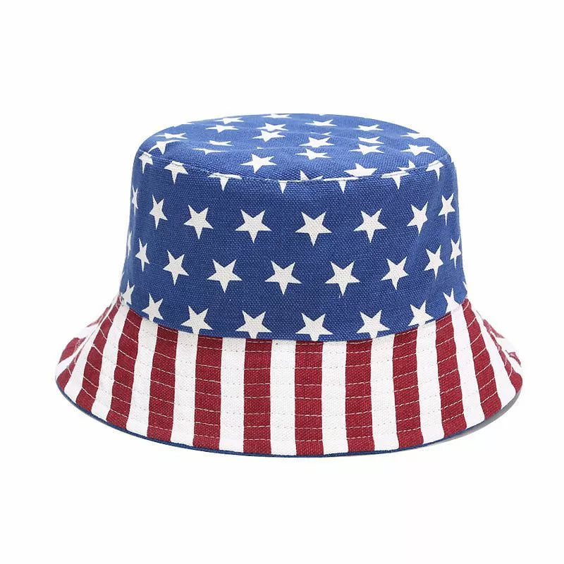 American Flag Bucket Hat