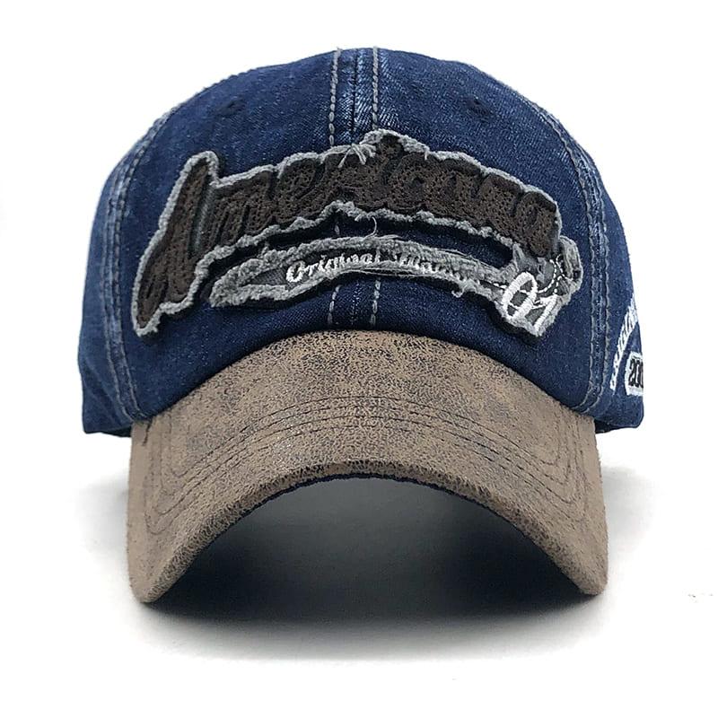 Americana Vintage Denim Baseball Cap