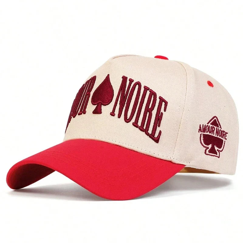 Amour Noire Spades Baseball Cap