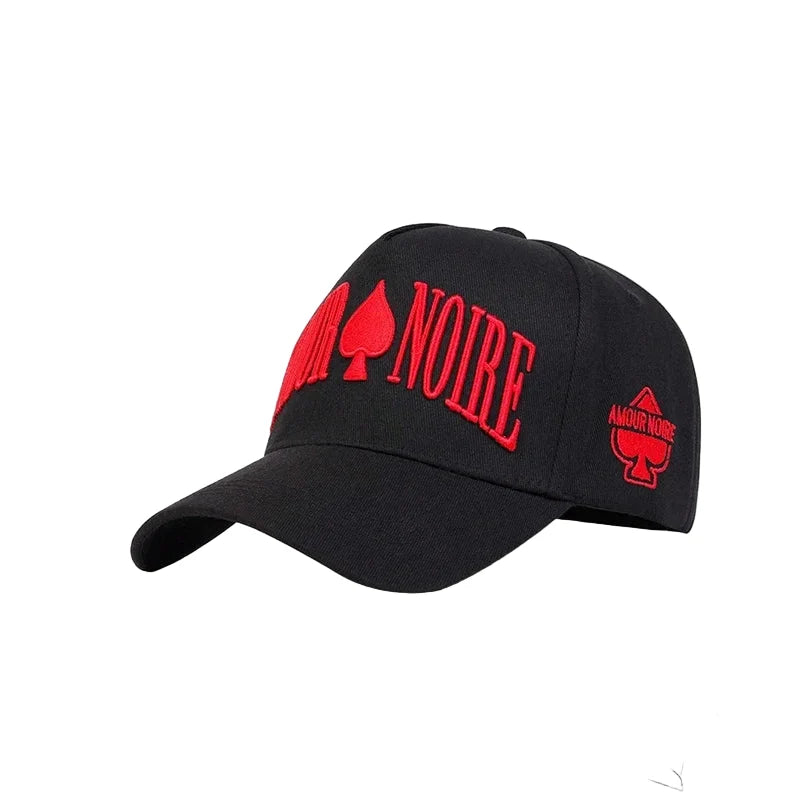 Amour Noire Spades Baseball Cap