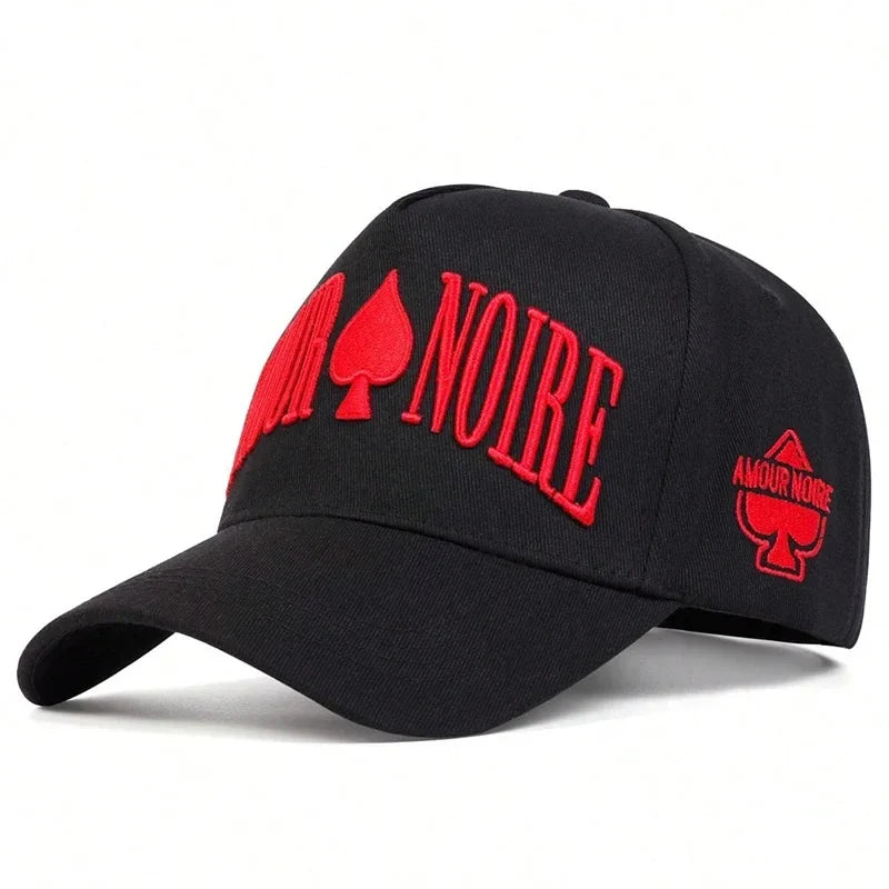 Amour Noire Spades Baseball Cap