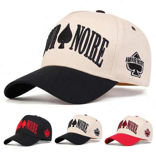 Amour Noire Spades Baseball Cap
