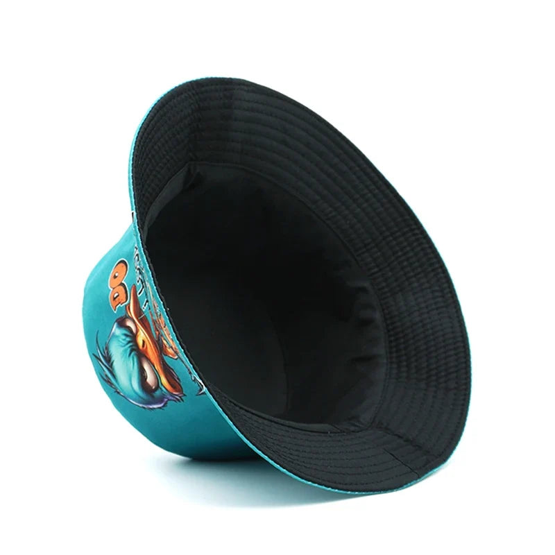 Angry Duck Sky Blue Reversible Bucket Hat