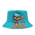 Angry Duck Sky Blue Reversible Bucket Hat