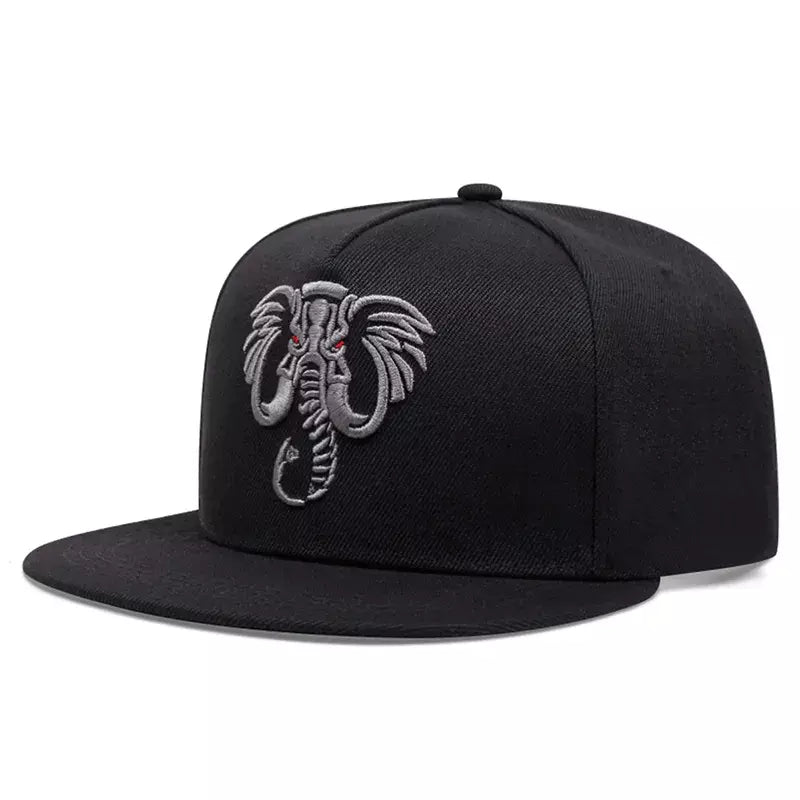 Angry Beasts Black Snapback Cap