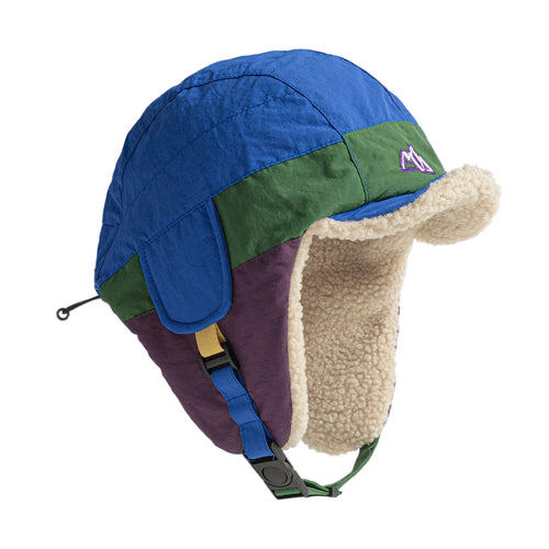 Appalachian Retro Patchwork Fur Trapper Bomber Hat