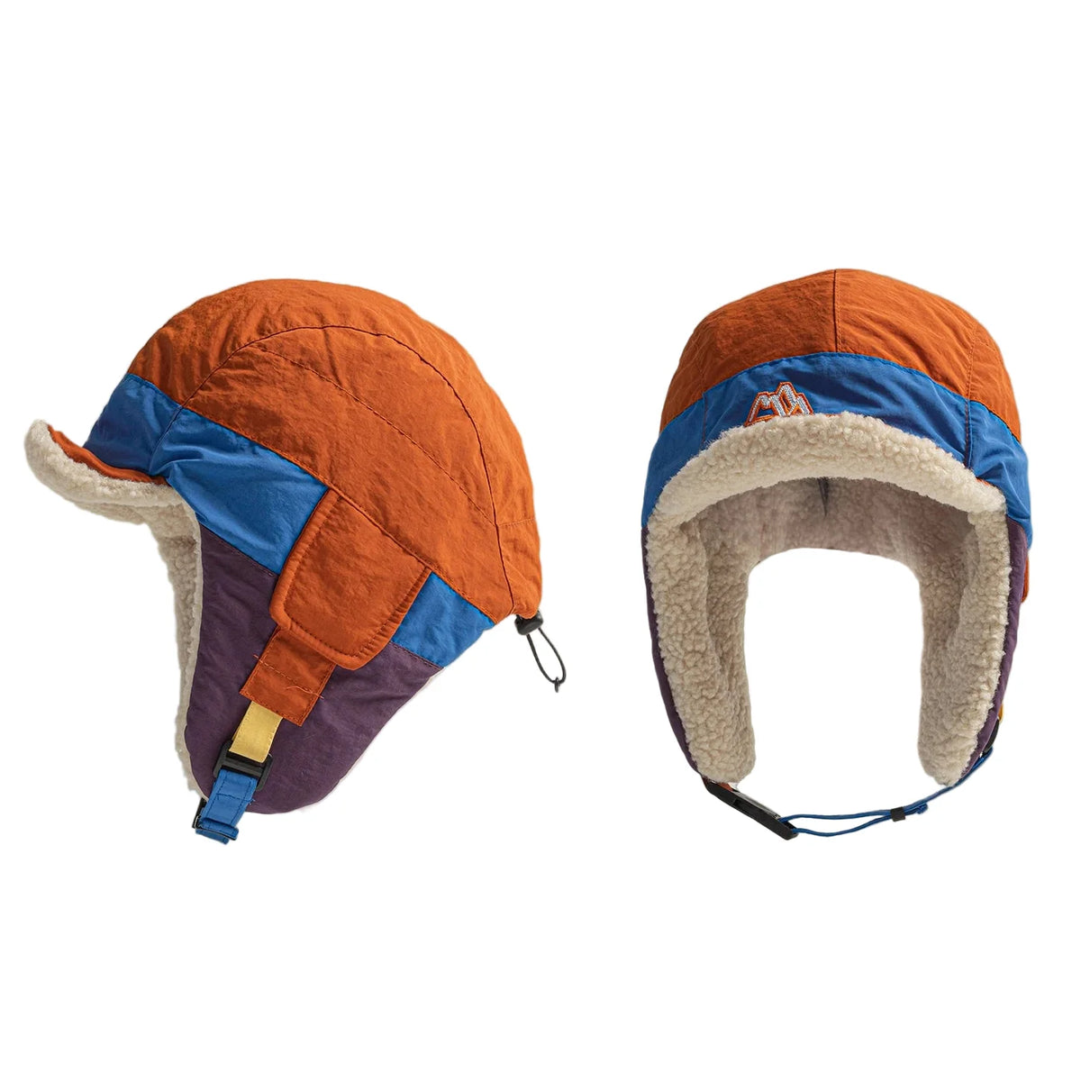 Appalachian Retro Patchwork Fur Trapper Bomber Hat